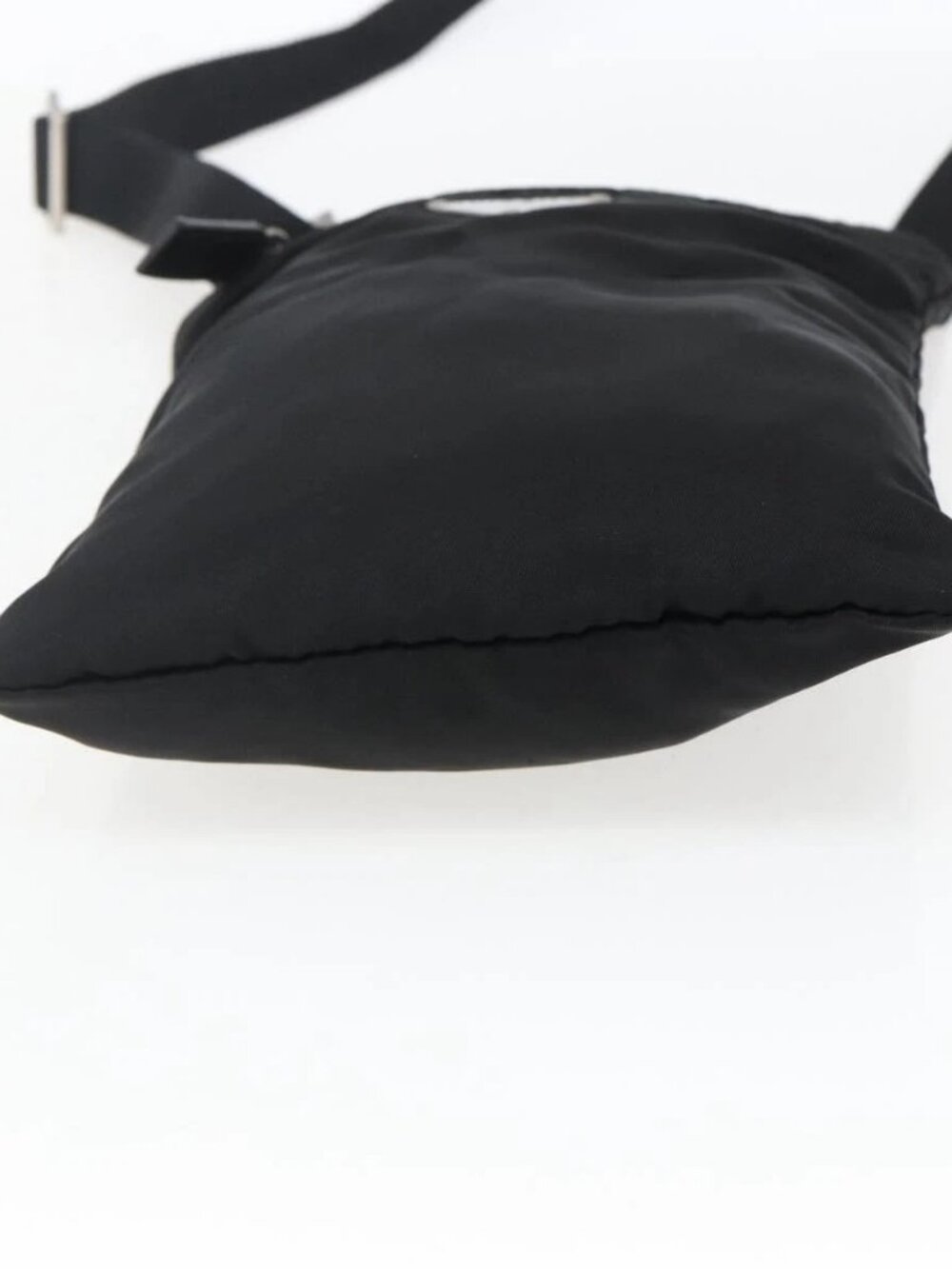 PRADA Shoulder Bag Nylon Black Silver Auth am10762 - Picture 7 of 16